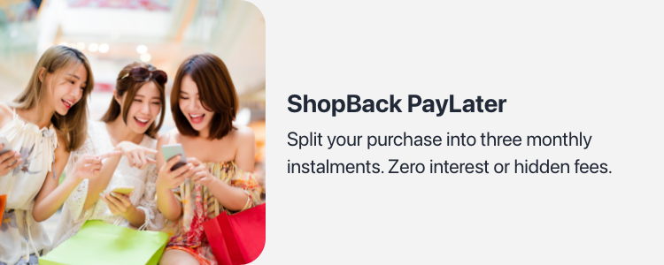 How ShopBack PayLater Works web