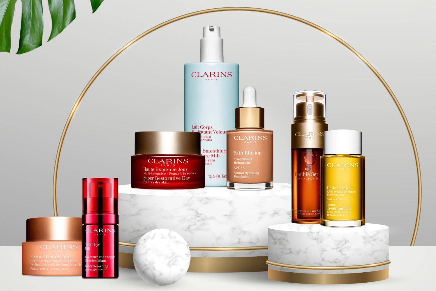 Clarins hero banner