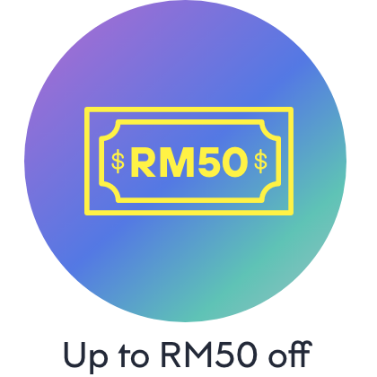 RM50 off